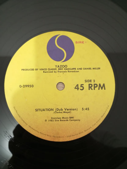 Lp Vinil Yazoo Situation 45RPM Importado