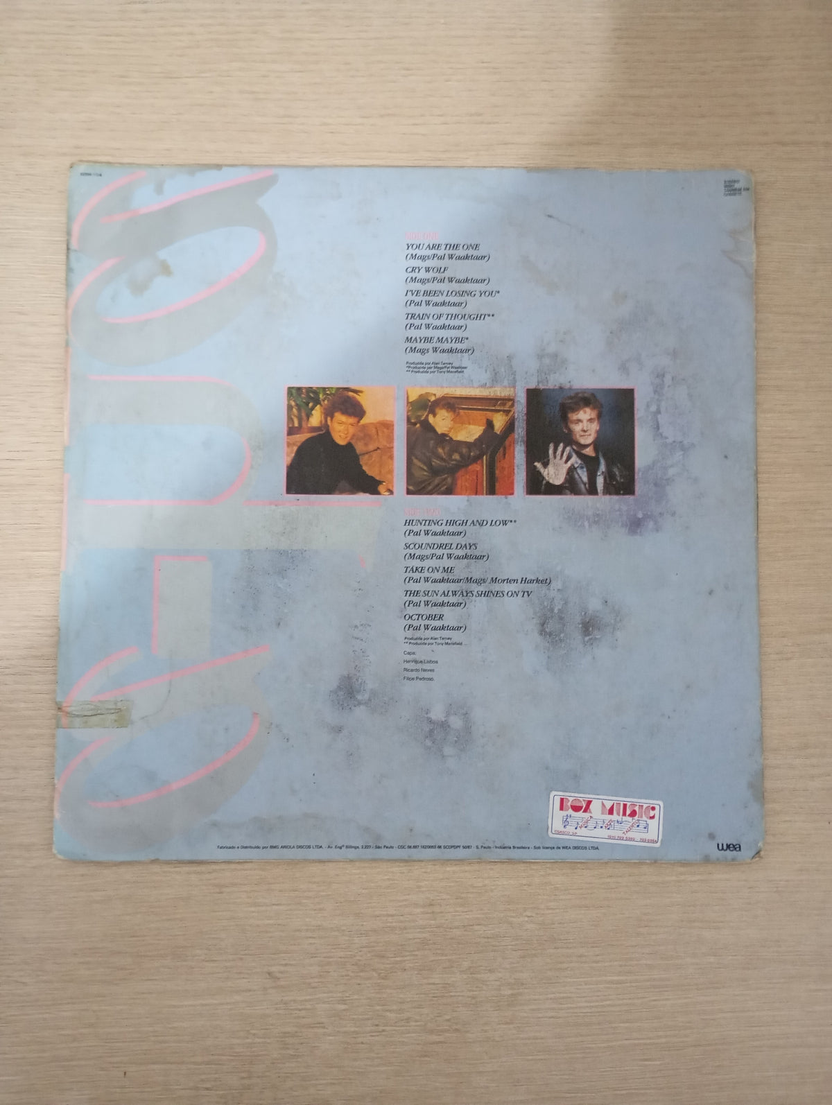 Lp Vinil a-ha On Tour In Brazil Com Encarte