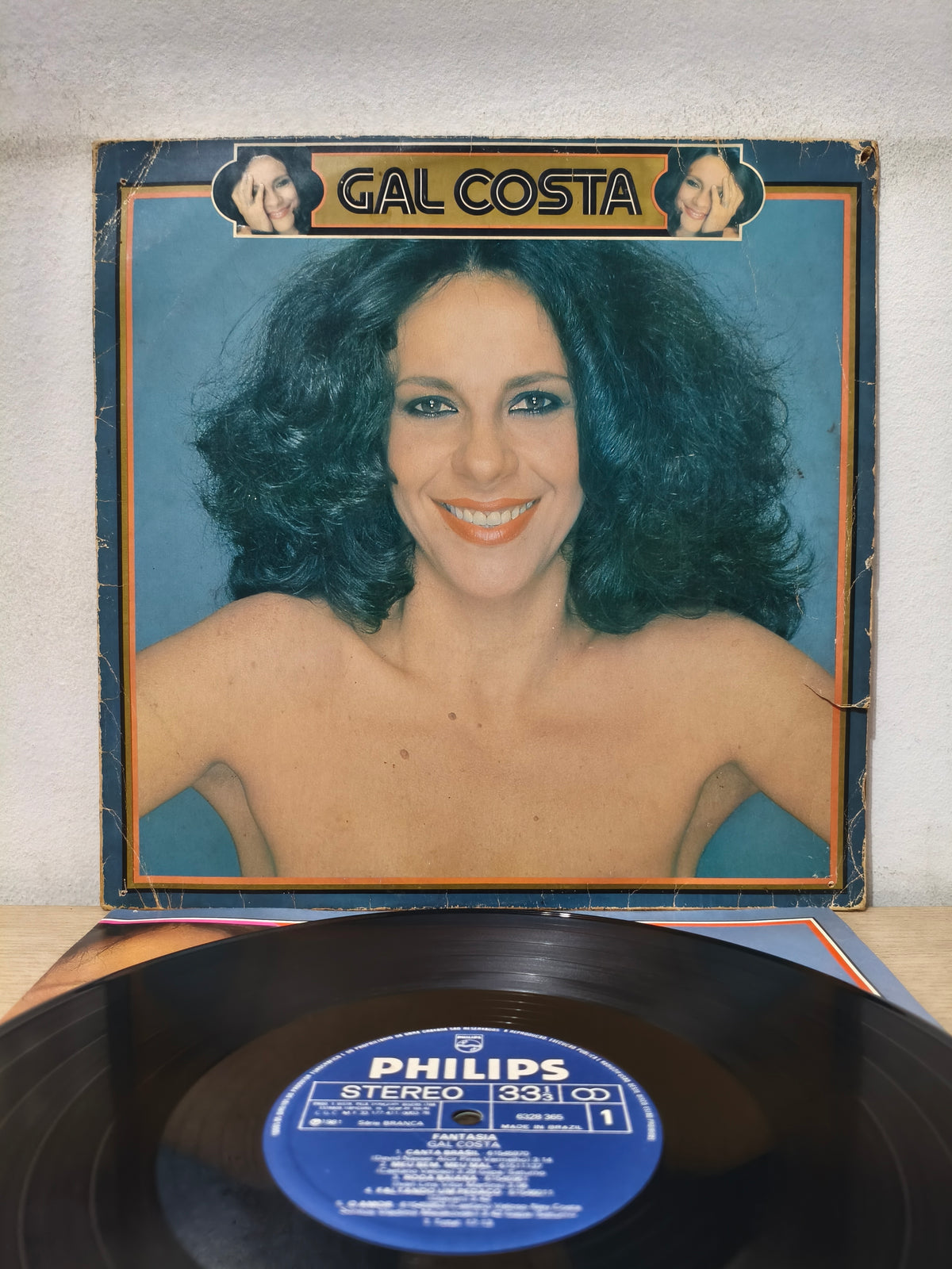 Lp Vinil Gal Costa Fantasia Com Encarte