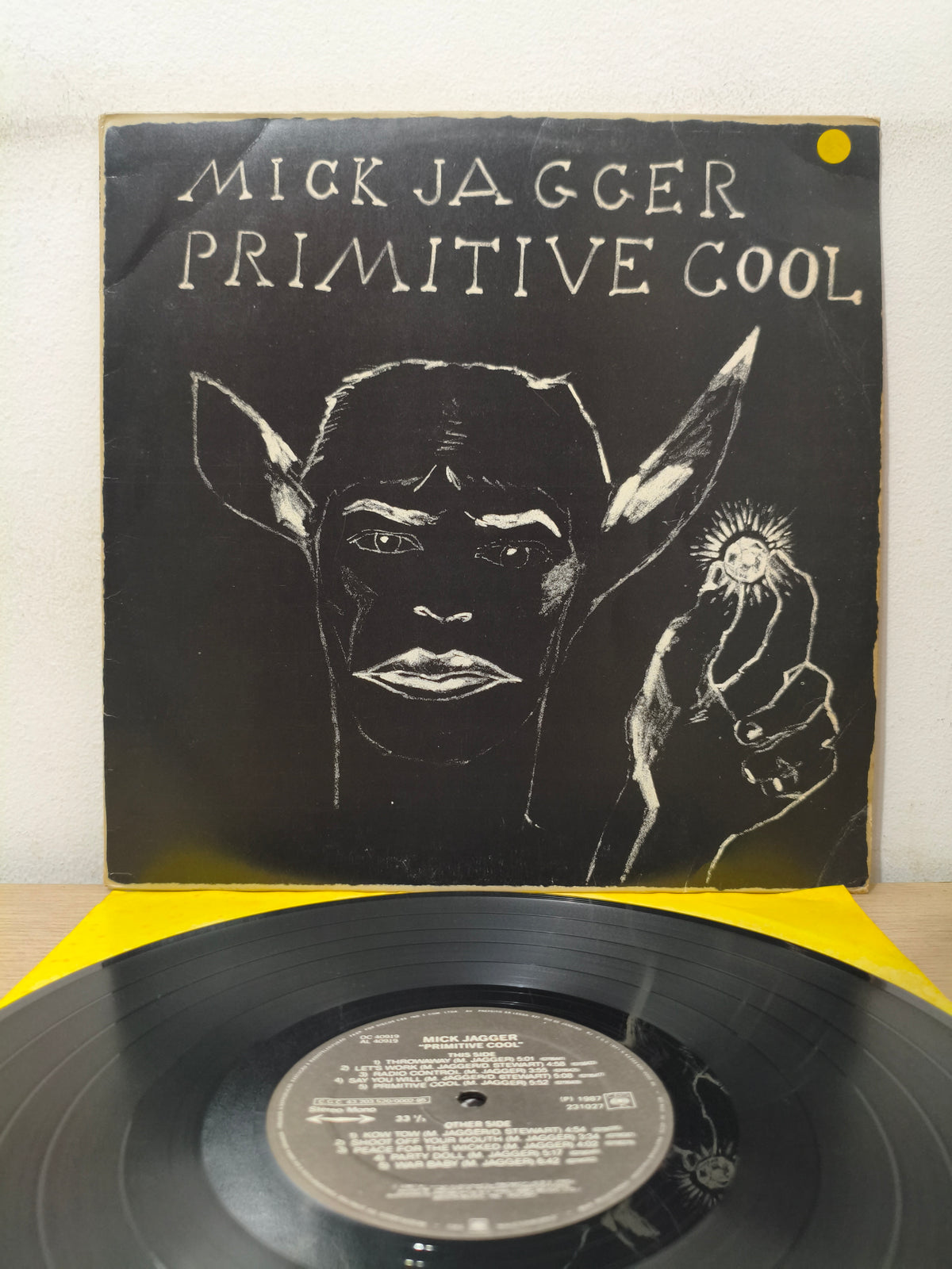 Lp Vinil Mick Jagger Primitive Cool Com Encarte