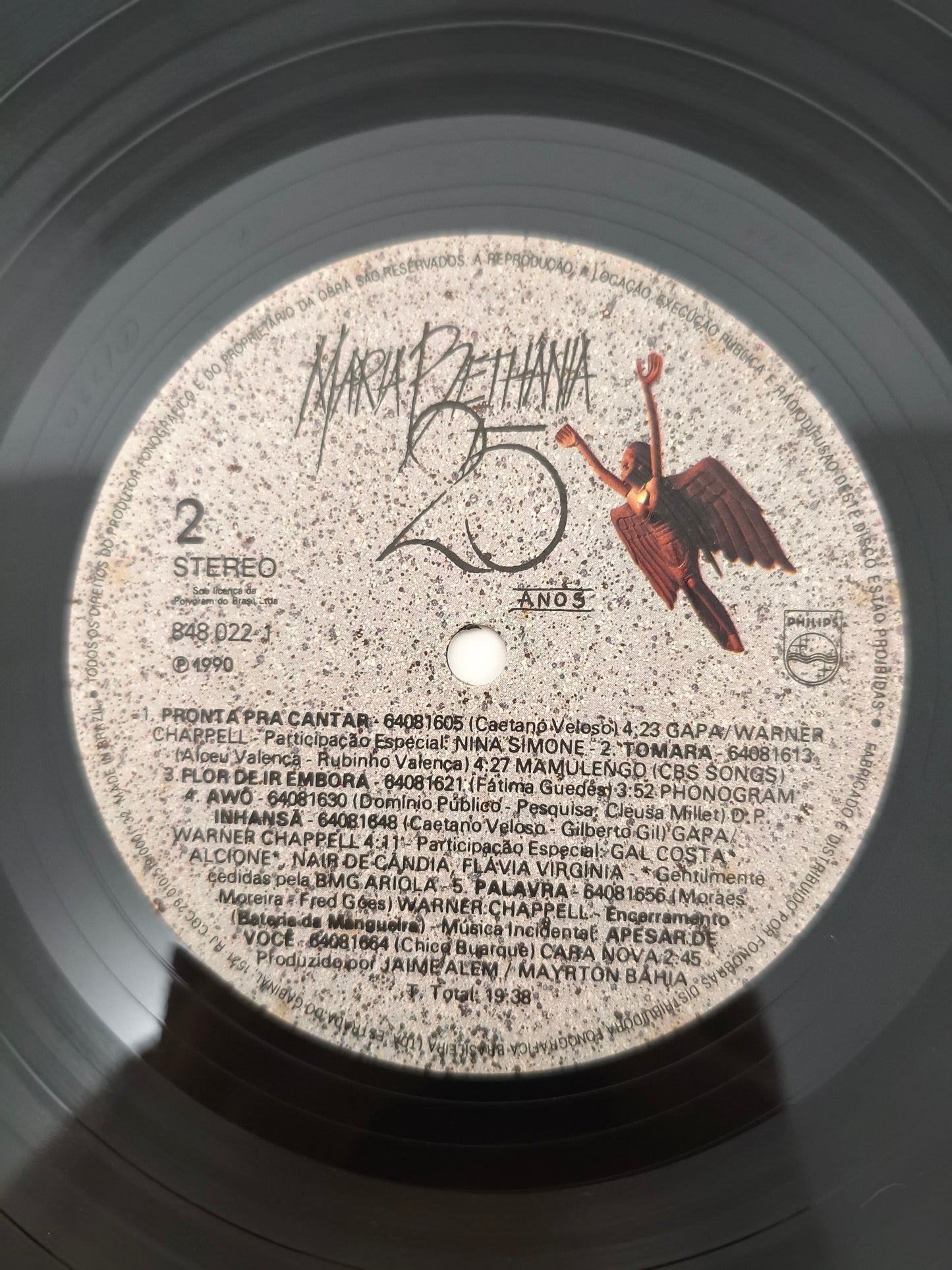 Lp Vinil Maria Bethânia 25 Anos Com Encarte