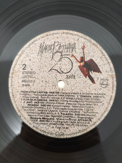 Lp Vinil Maria Bethânia 25 Anos Com Encarte