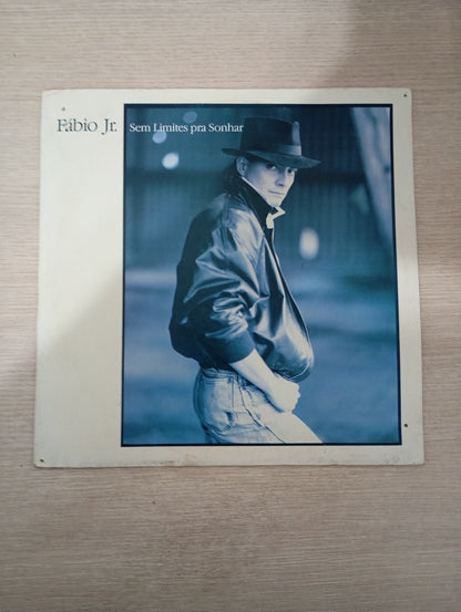 Lp Vinil Fábio Jr. Sem Limites Pra Sonhar Com Encarte