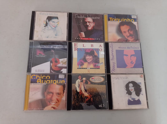 CDs Lote com 9 CDs de MPB