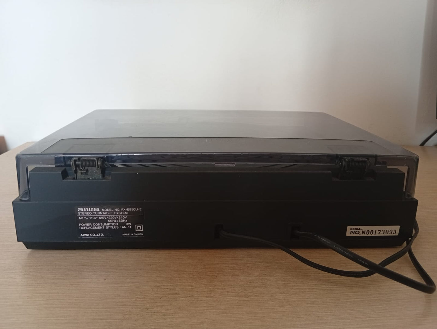 Toca Discos Pick-up Aiwa Mod PX-E850 Bivolt