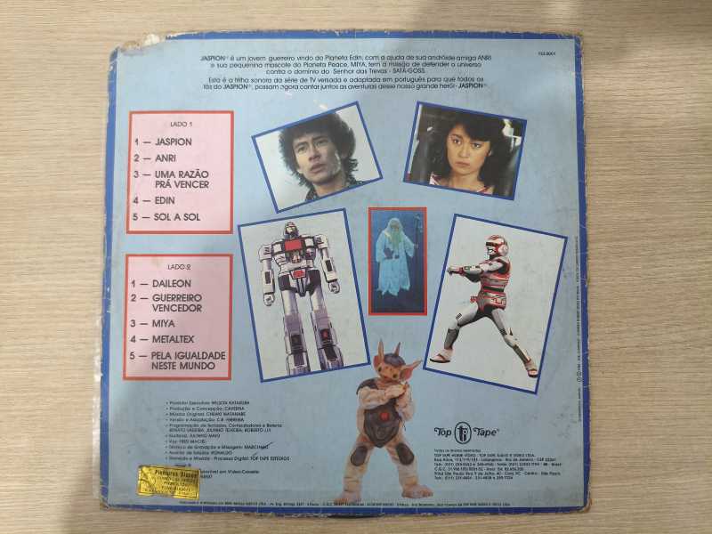 Lp Vinil O Fantástico Jaspion