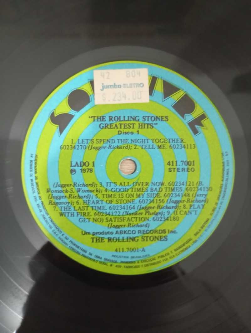 Lp Vinil The Rolling Stones 30 Greatest Hits Duplo