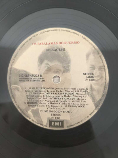 Lp Vinil Os Paralamas Do Sucesso Selvagem?