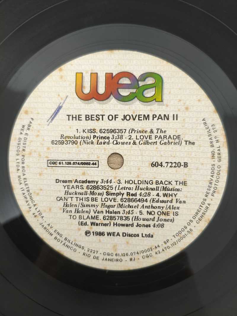 Lp Vinil Jovem Pan The Best of Vol. 2