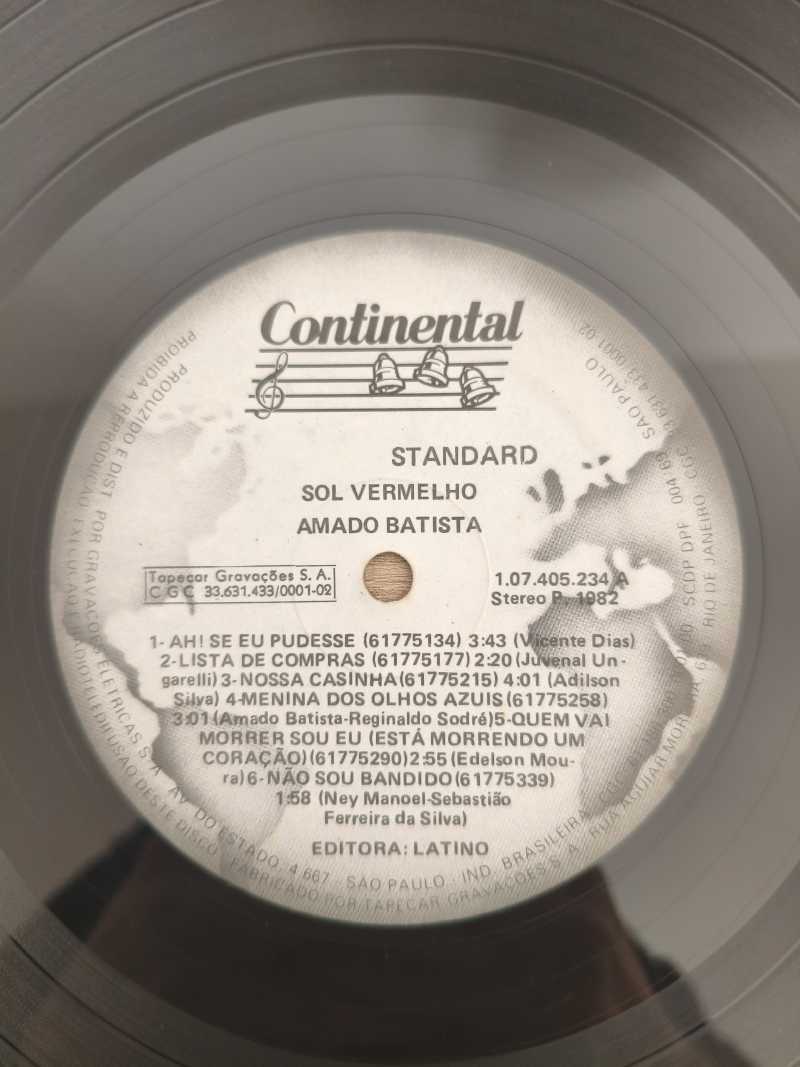Lp Vinil Amado Batista Sol Vermelho