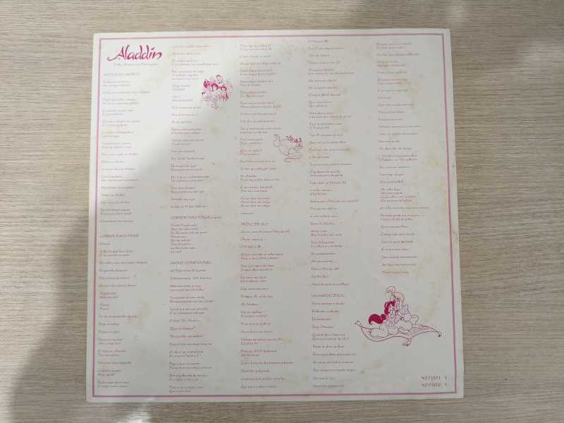 Lp Vinil Alan Menken Aladdin Com Encarte
