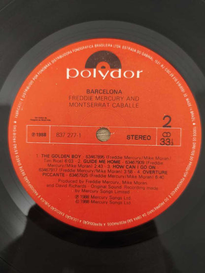 Lp Vinil Freddie Mercury Barcelona, Leia
