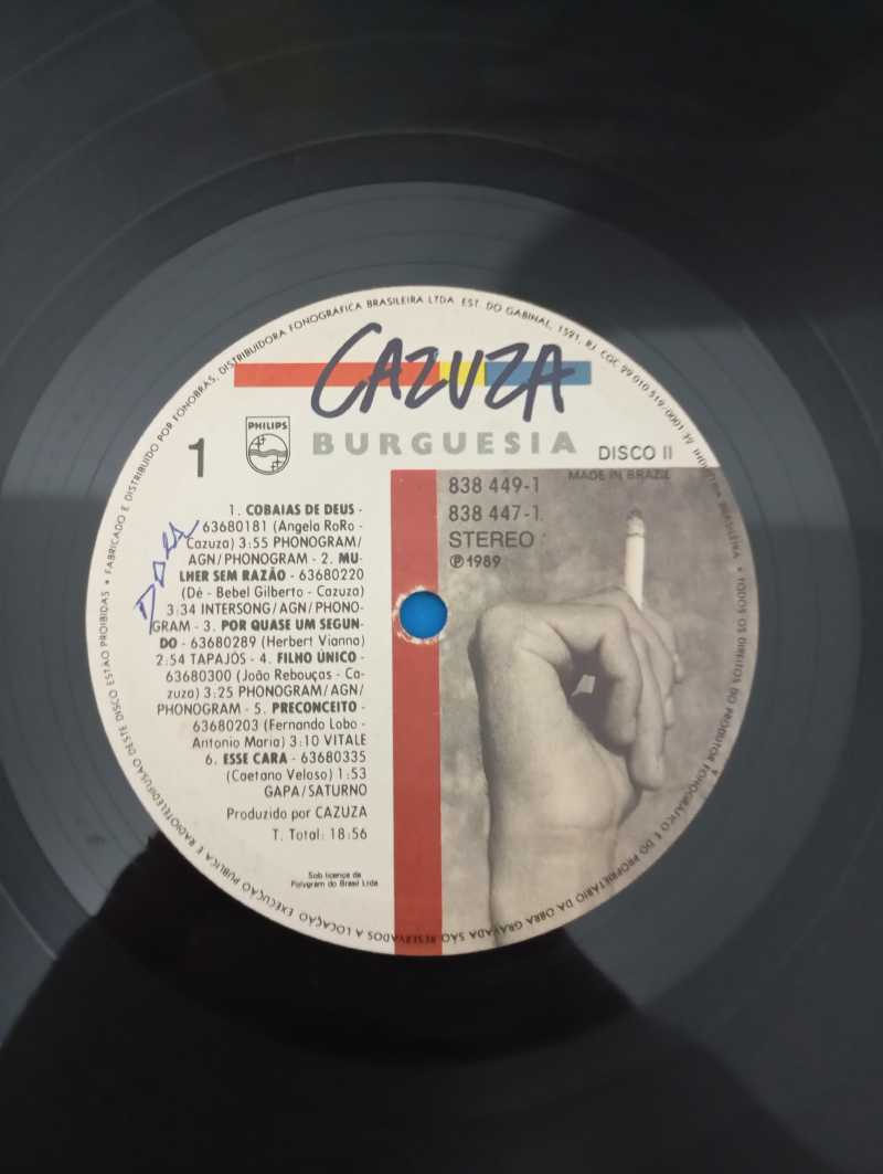 Lp Vinil Cazuza Burguesia Duplo Com Encarte