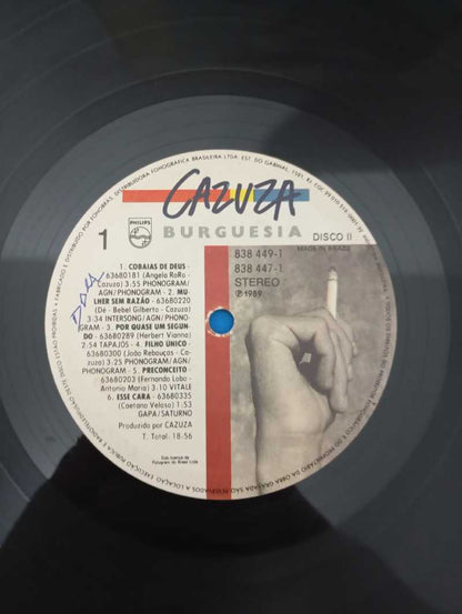 Lp Vinil Cazuza Burguesia Duplo Com Encarte