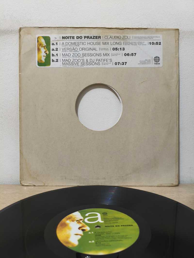 Lp Vinil Claudio Zoli Noite Do Prazer Importado