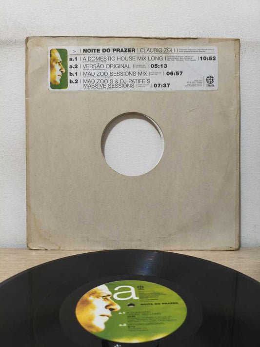 Lp Vinil Claudio Zoli Noite Do Prazer Importado