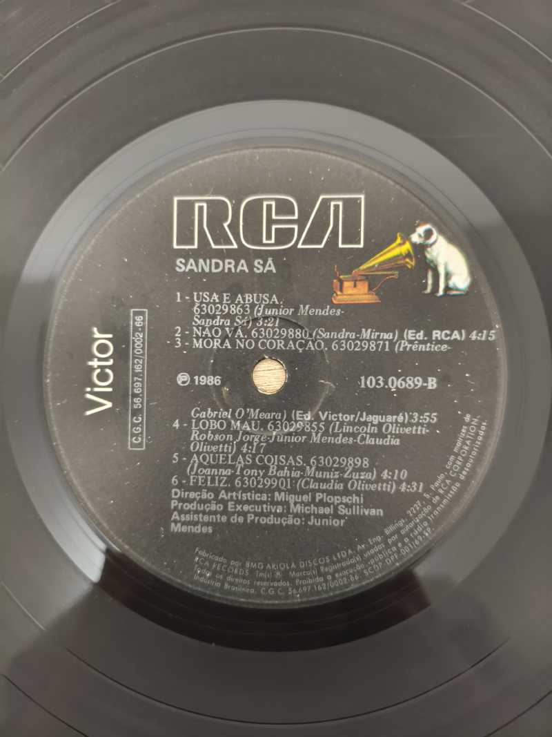 Lp Vinil Sandra De Sá 1986