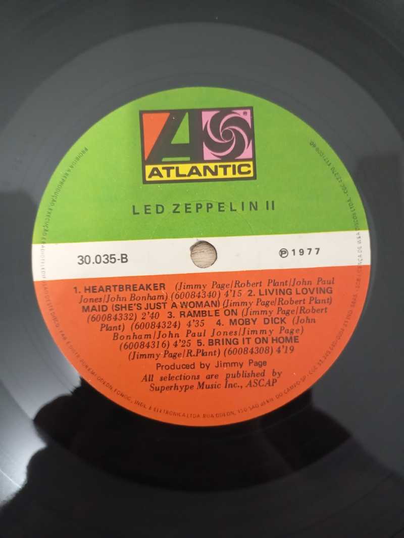 Lp Vinil Led Zeppelin II Capa Dupla