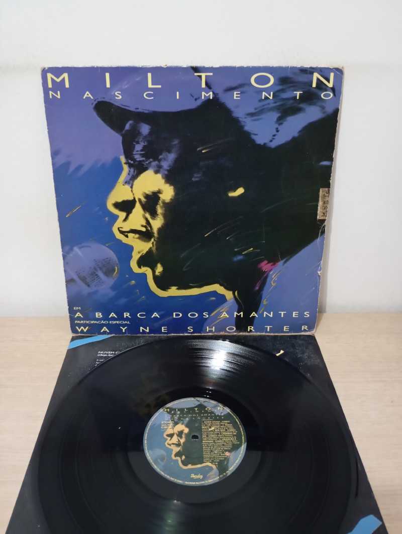 Lp Vinil Milton Nascimento A Barca Dos Amantes Com Encarte