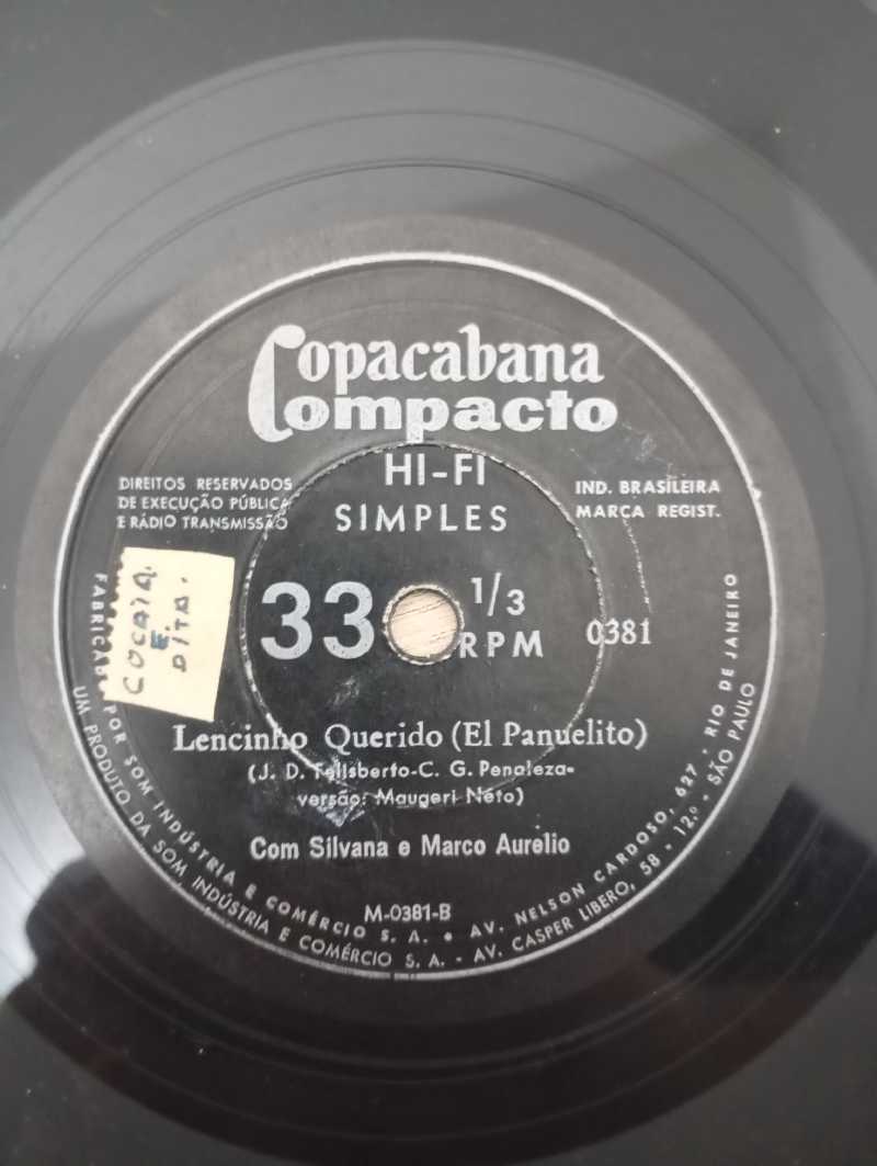 Compacto Vinil Silvana e Marco Aurelio Balalaika