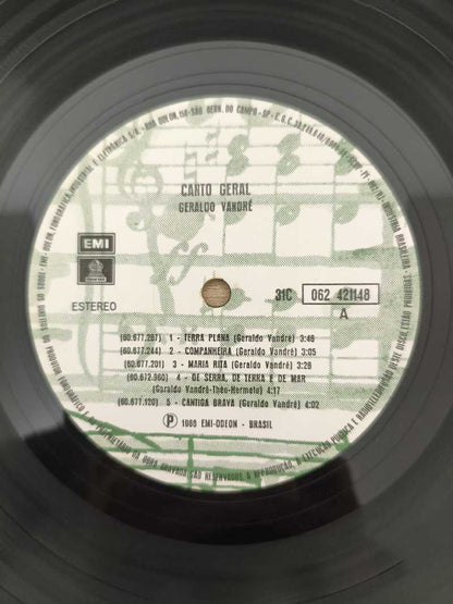 Lp Vinil Geraldo Vandré Canto Geral