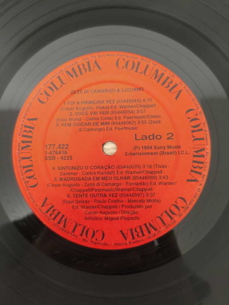 Lp Vinil Zezé Di Camargo & Luciano 1994