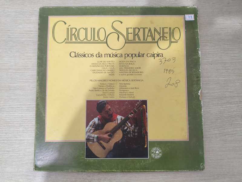 Lp Vinil Círculo Sertanejo Duplo