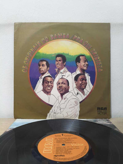 Lp Vinil Os Originais Do Samba Pra Que Tristeza Com Encarte