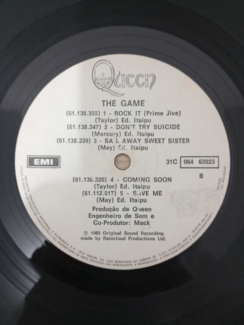 Lp Vinil Queen The Game