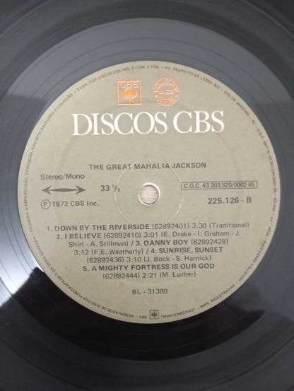 Lp Vinil Mahalia Jackson The Great Mahalia Jackson Duplo
