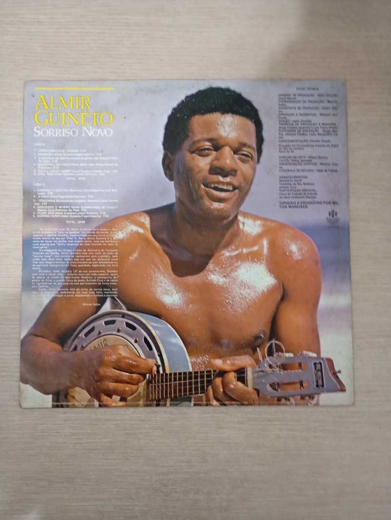 Lp Vinil Almir Guineto Sorriso Novo