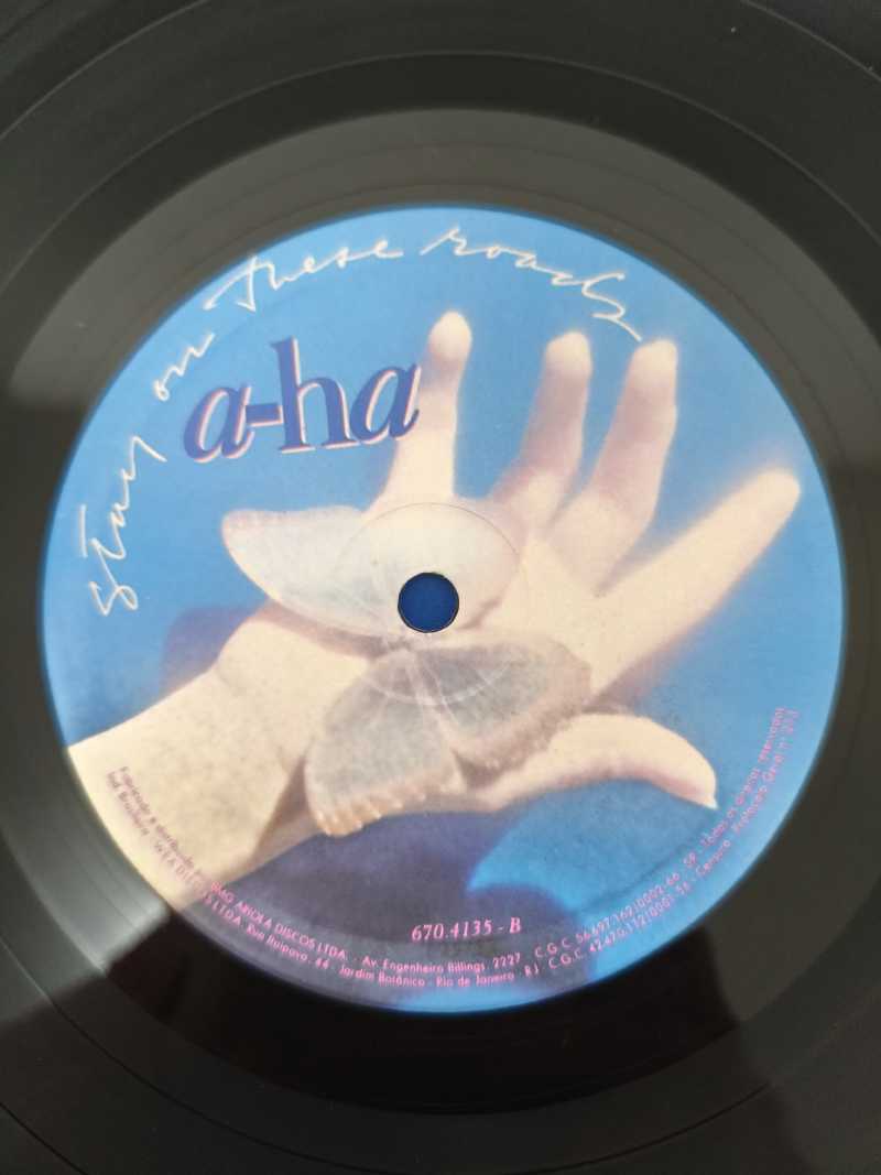 Lp Vinil a-ha Stay On These Roads Com Encarte
