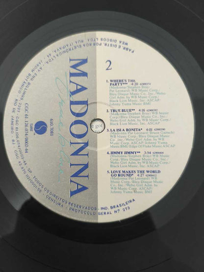 Lp Vinil Madonna True Blue Com Encarte