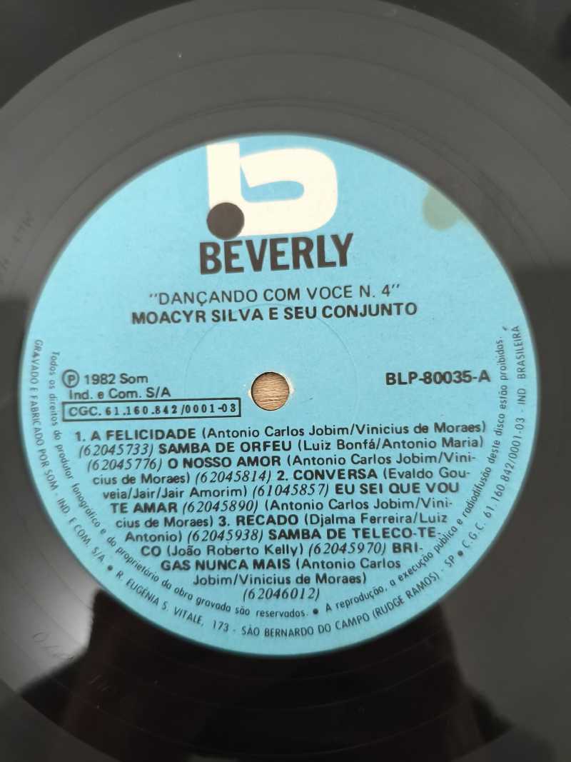 Lp Vinil Moacyr Silva Dançando com você N.4