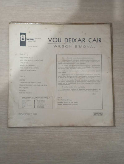 Lp Vinil Wilson Simonal Vou Deixar Cair
