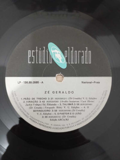 Lp Vinil Zé Geraldo Viagens & Versos