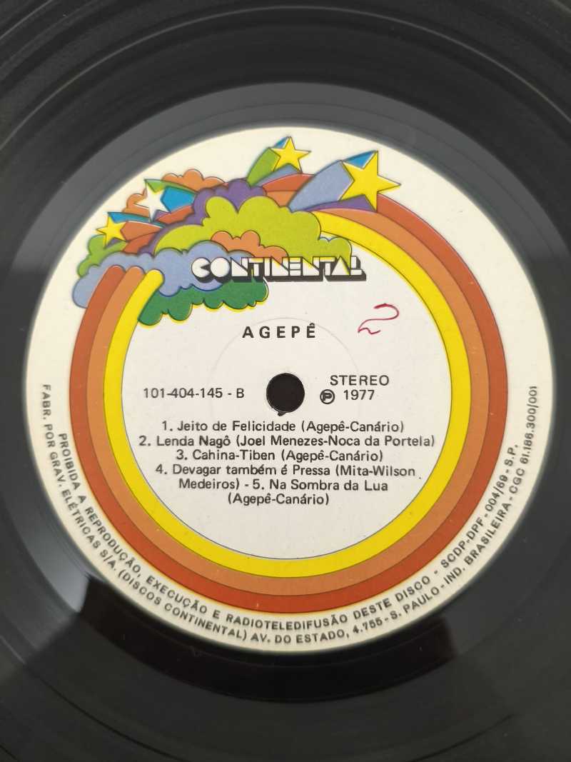 Lp Vinil Agepê 1977 Com Encarte