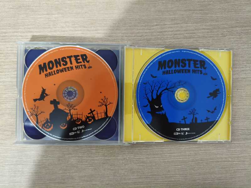 CD Monster Halloween Hits Triplo Importado