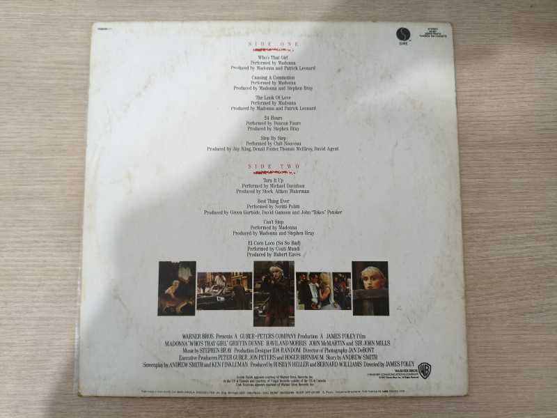 Lp Vinil Madonna Who's That Girl / Quem é essa garota