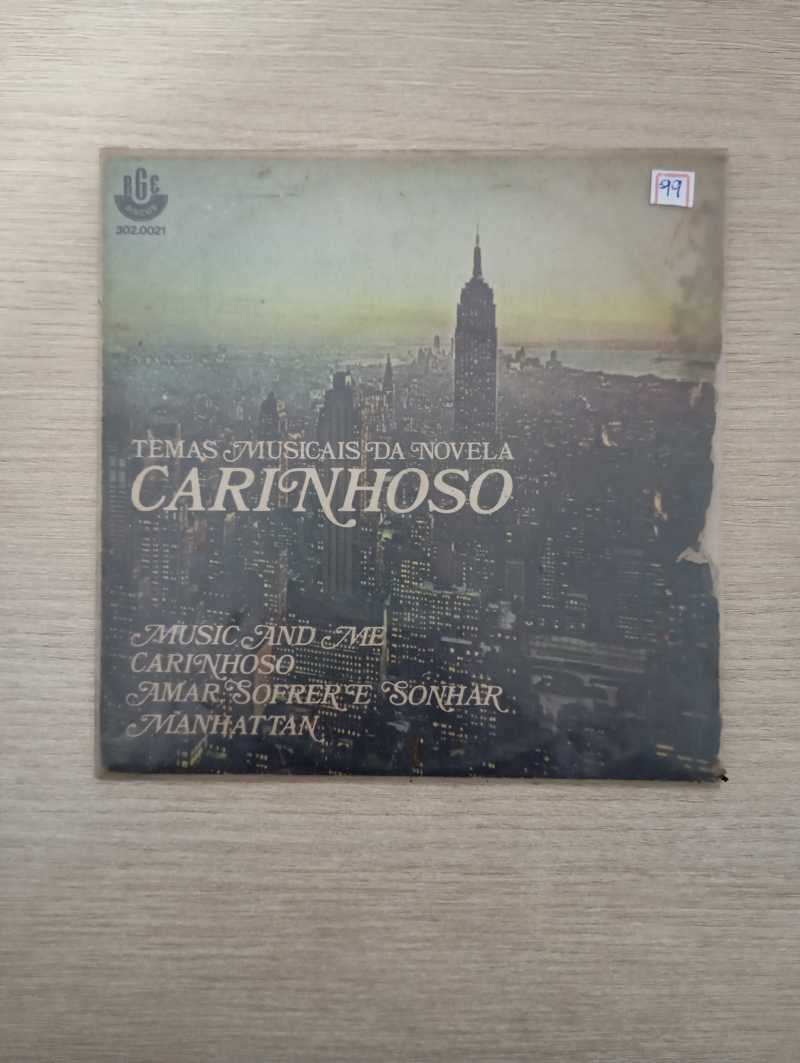 Compacto Vinil Temas Musicais da Novela Carinhoso