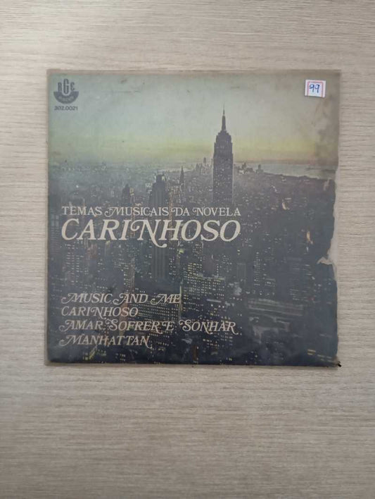 Compacto Vinil Temas Musicais da Novela Carinhoso