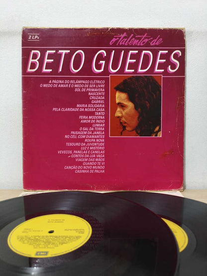 Lp Vinil Beto Guedes O Talento de Duplo Com Encarte