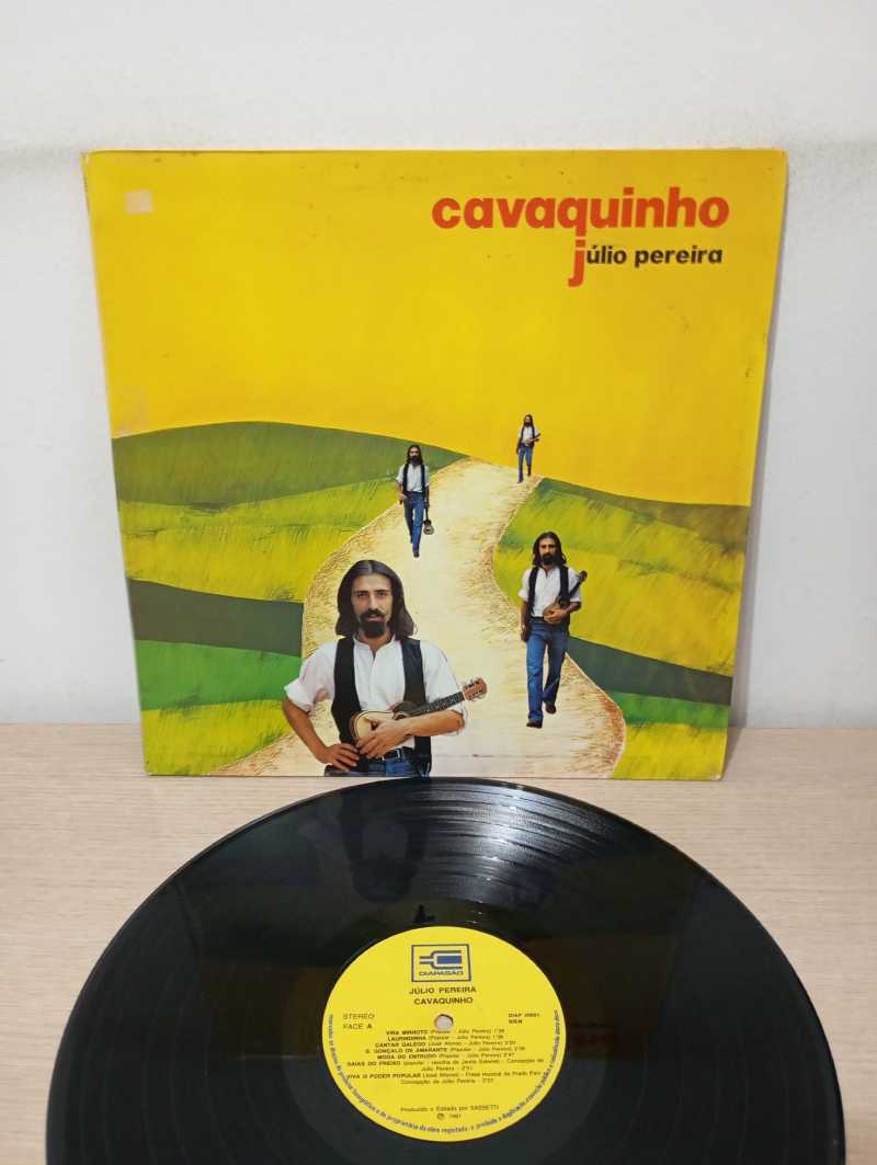 Lp Vinil Júlio Pereira Cavaquinho Capa Dupla