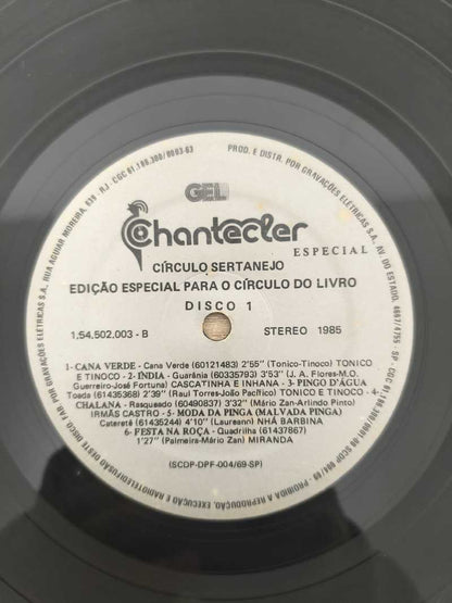 Lp Vinil Círculo Sertanejo Duplo