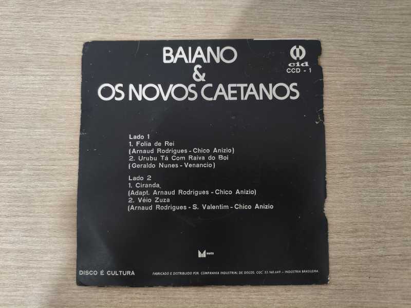 Compacto Vinil Baiano & Os Novos Caetanos Folia de Rei