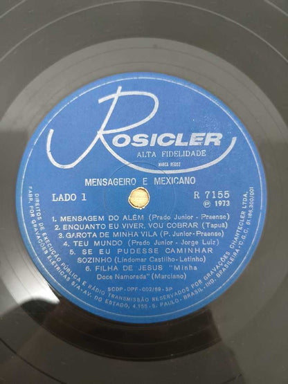 Lp Vinil Mensageiro E Mexicano 1973