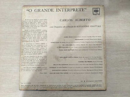 Lp Vinil Carlos Alberto O Grande Intérprete