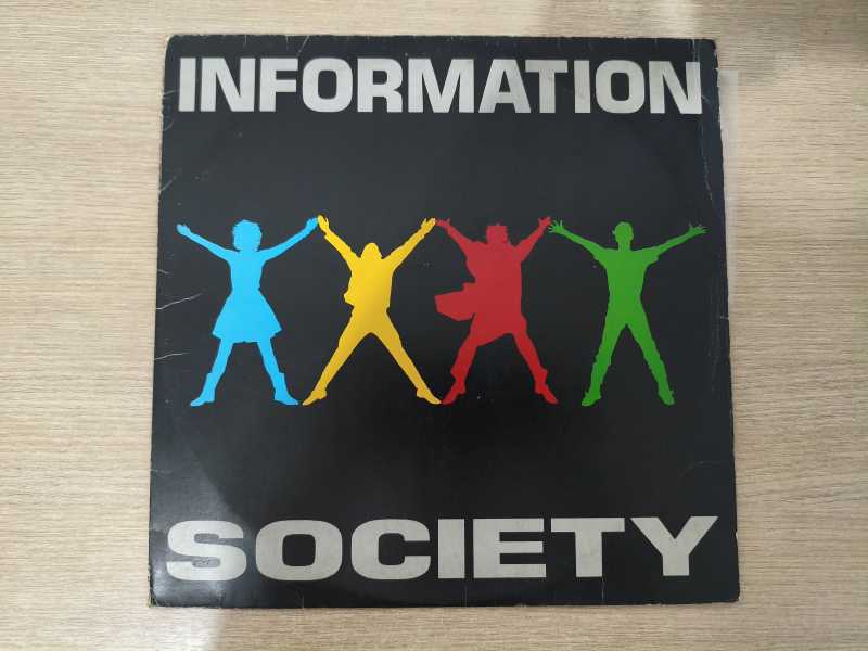 Lp Vinil Information Society 1988 Com Encarte