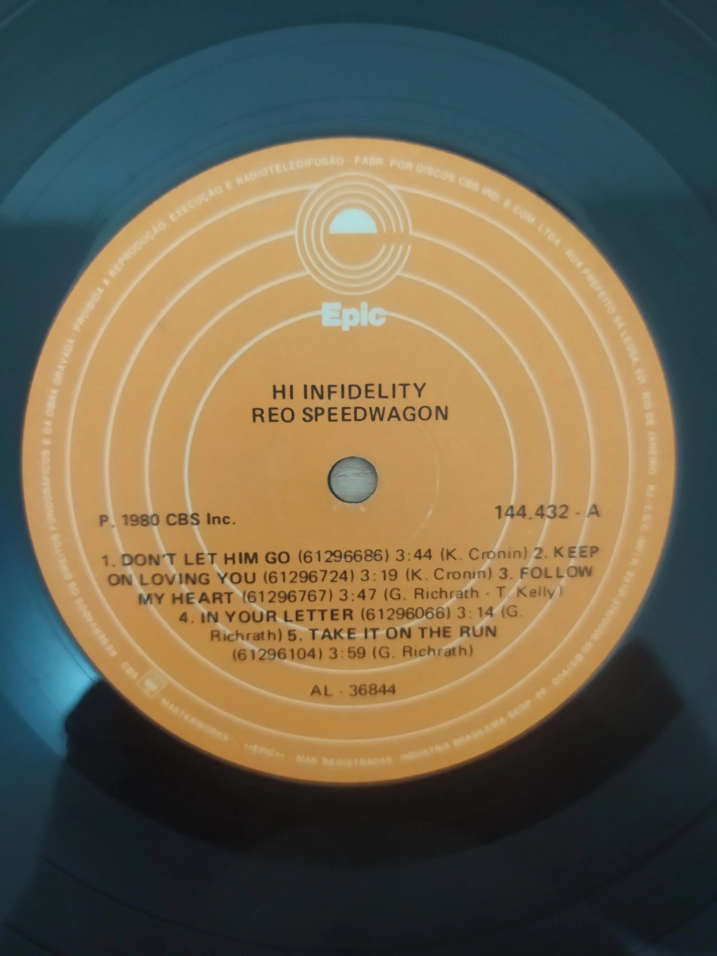 Lp Vinil REO Speedwagon Hi Infidelity