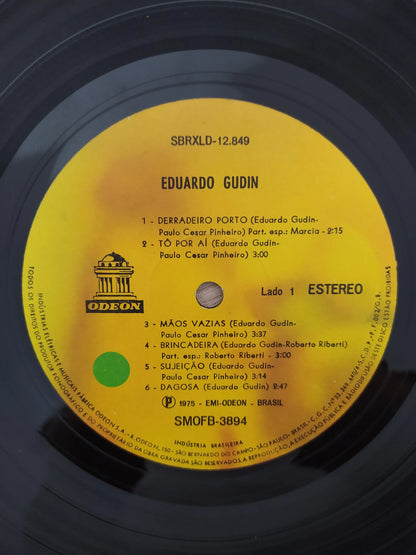 Lp Vinil Eduardo Gudin 1975 Com Encarte